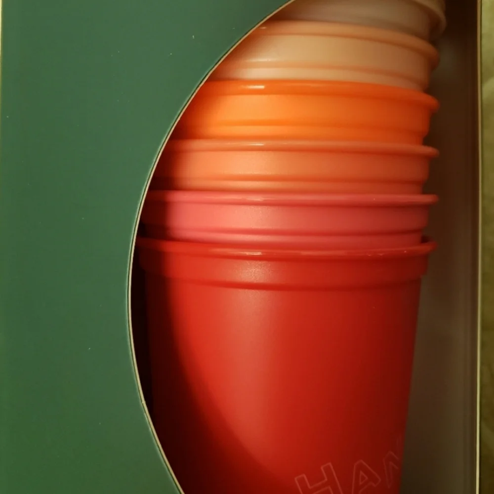 Starbucks 6 Pack Holiday 2019 Hot Cups NEW Christmas Tumbler Red - Picture 2 of 6